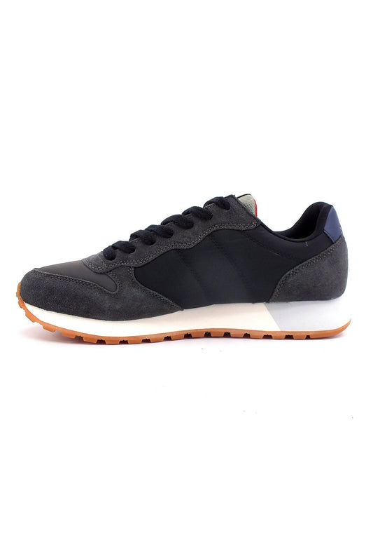 SUN68 Jaki Bicolor Sneaker Uomo Nero Grigio Scuro Z42114 - Sandrini Calzature e Abbigliamento