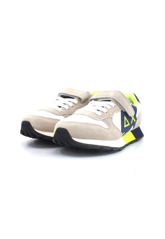 SUN68 Jaki Fluo Sneaker Bambino Bianco Z33313K - Sandrini Calzature e Abbigliamento