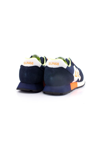 SUN68 Jaki Fluo Sneaker Bambino Navy Blue Z33313T - Sandrini Calzature e Abbigliamento
