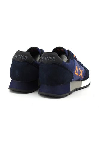 SUN68 Jaki Fluo Sneaker Uomo Navy Blue Z43115 - Sandrini Calzature e Abbigliamento