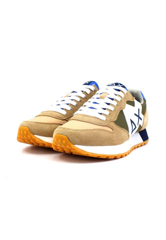 SUN68 Jaki Tricolors Sneaker Uomo Beige Militare Z33112 - Sandrini Calzature e Abbigliamento