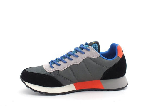 SUN68 Jaky Party Time Sneaker Suede Dark Grey Z41113 - Sandrini Calzature e Abbigliamento