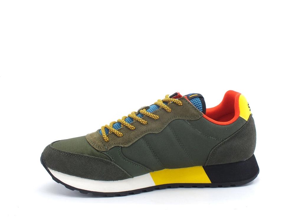 SUN68 Jaky Party Time Sneaker Suede Dark Military Z41113 - Sandrini Calzature e Abbigliamento