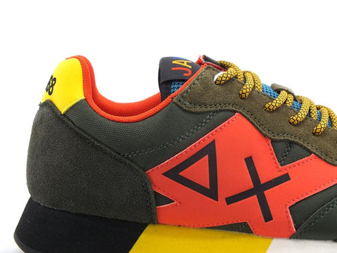 SUN68 Jaky Party Time Sneaker Suede Dark Military Z41113 - Sandrini Calzature e Abbigliamento