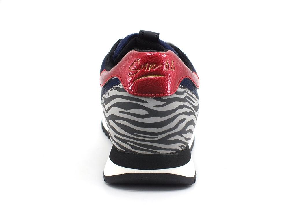SUN68 Kelly Into The Jungle Sneaker Leopard Navy Blue Z41212 - Sandrini Calzature e Abbigliamento