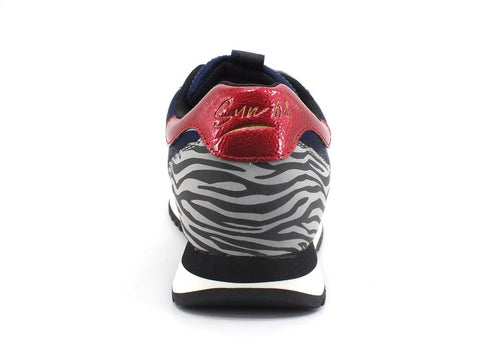 SUN68 Kelly Into The Jungle Sneaker Leopard Navy Blue Z41212 - Sandrini Calzature e Abbigliamento