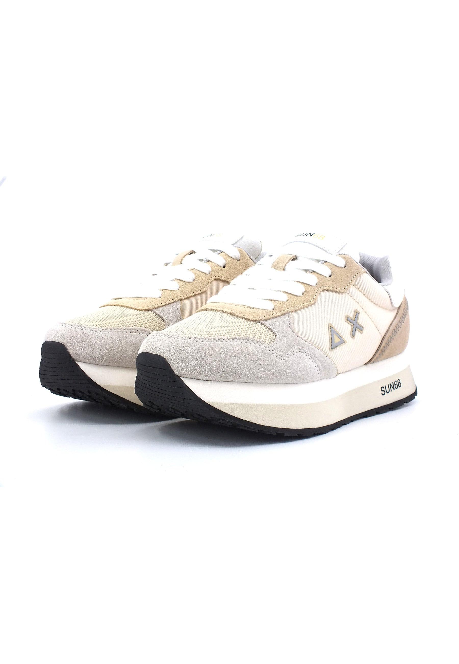 SUN68 Kelly Multicolor Sneaker Donna Bianco Panna Z43219 - Sandrini Calzature e Abbigliamento