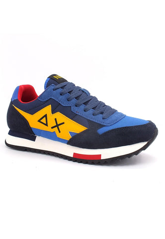 SUN68 Niki Crazy Boy Sneaker Uomo Navy Blue Z42121 - Sandrini Calzature e Abbigliamento