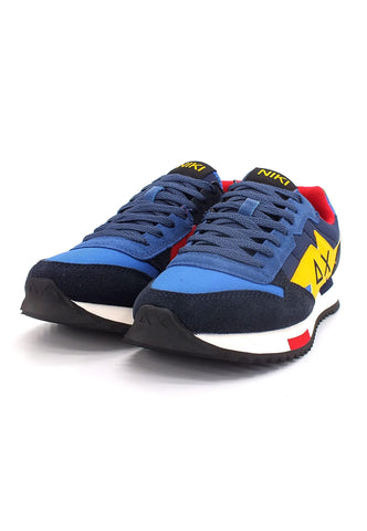 SUN68 Niki Crazy Boy Sneaker Uomo Navy Blue Z42121 - Sandrini Calzature e Abbigliamento