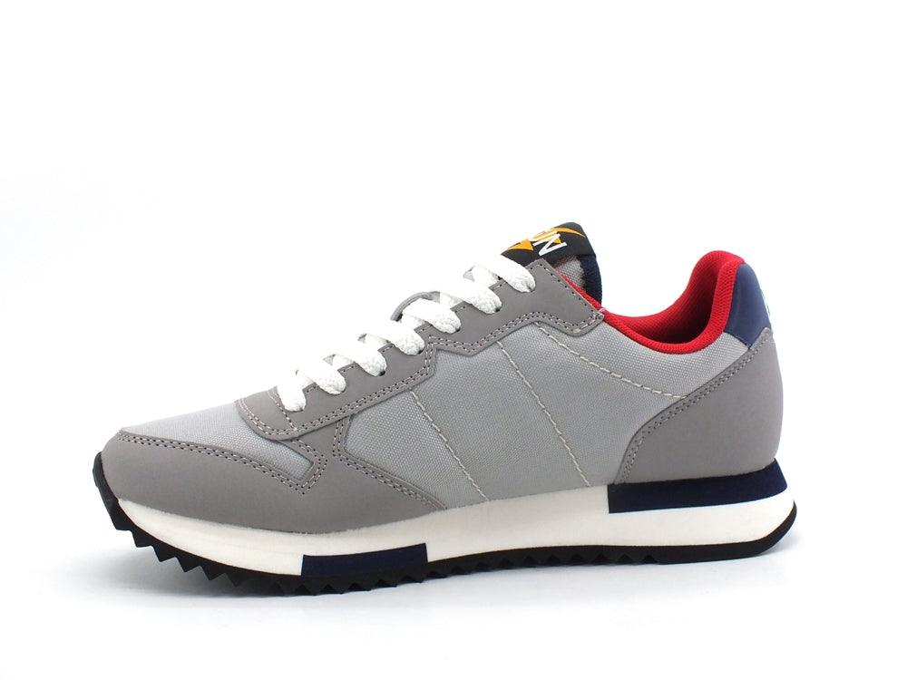 SUN68 Niki Solid Nylon Sneaker Running Grigio Chiaro Z41116 - Sandrini Calzature e Abbigliamento