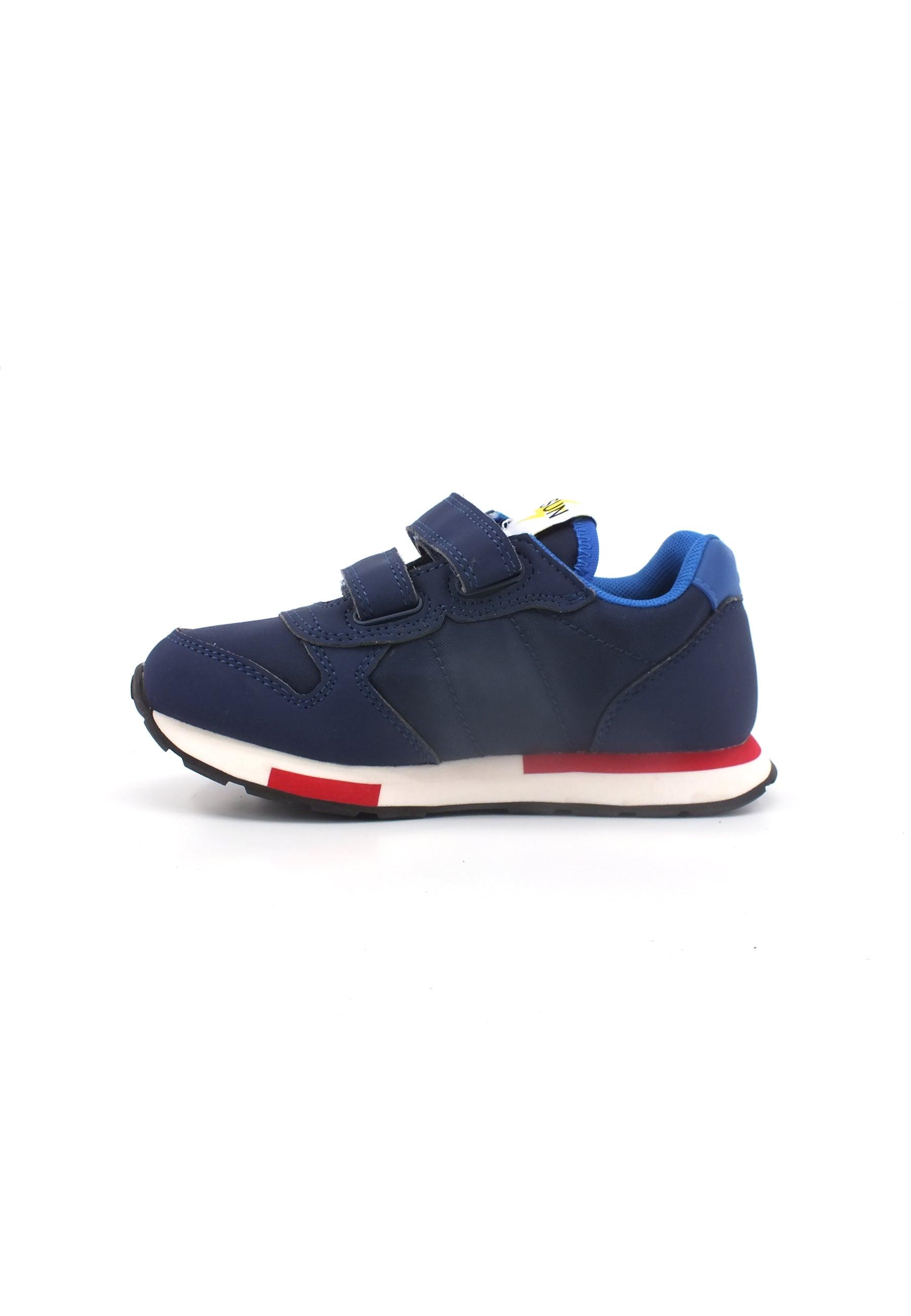 SUN68 Niki Solid Sneaker Bambino Navy Blue Z33321B - Sandrini Calzature e Abbigliamento