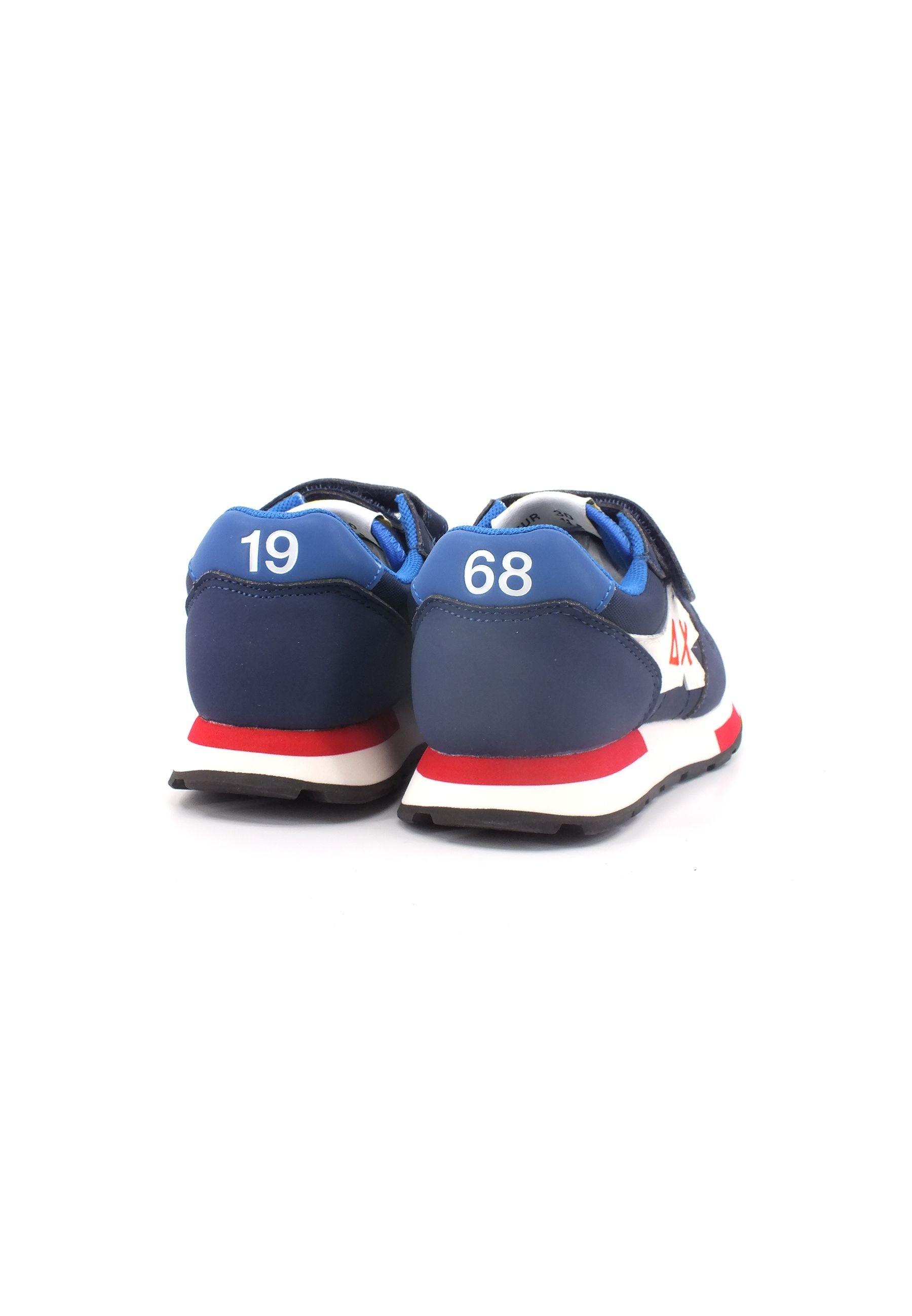 SUN68 Niki Solid Sneaker Bambino Navy Blue Z33321K - Sandrini Calzature e Abbigliamento