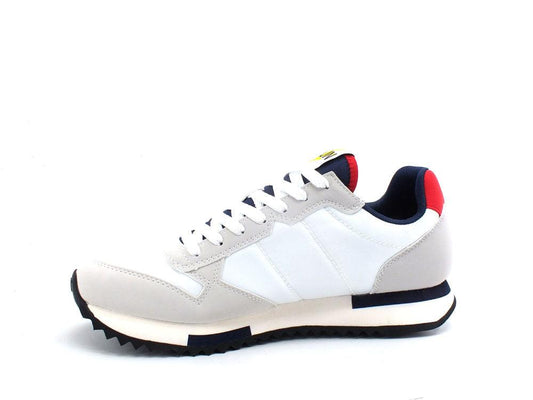 SUN68 Niki Solid Sneaker Bianco Rosso Z32118 - Sandrini Calzature e Abbigliamento