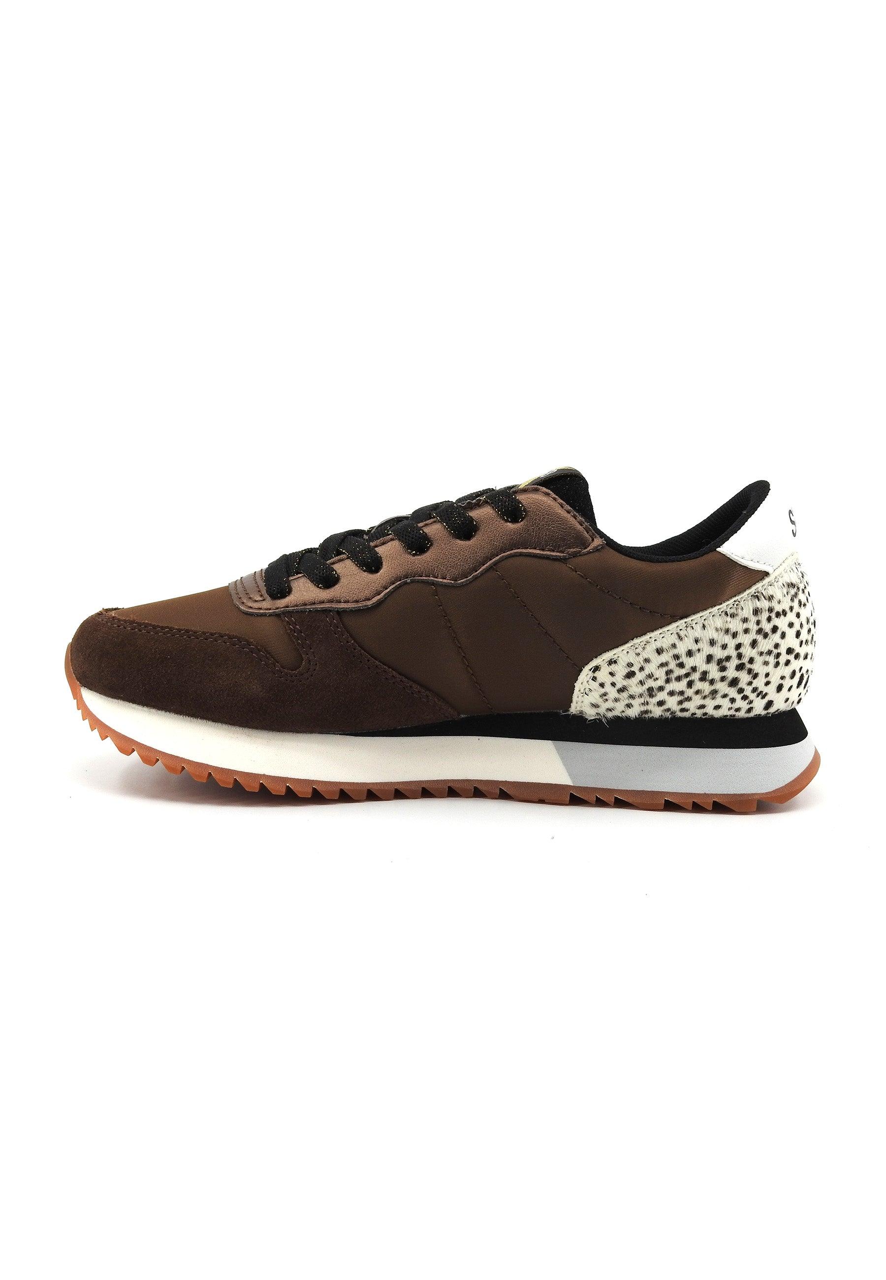 SUN68 Stargirl Animal Sneaker Donna Volpe Marrone Z43211 - Sandrini Calzature e Abbigliamento