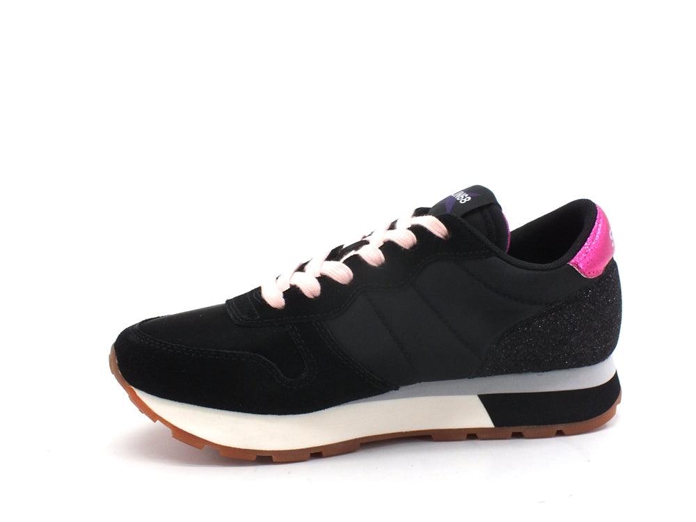 SUN68 Stargirl Glitter Running Sneaker Nero Z41207 - Sandrini Calzature e Abbigliamento