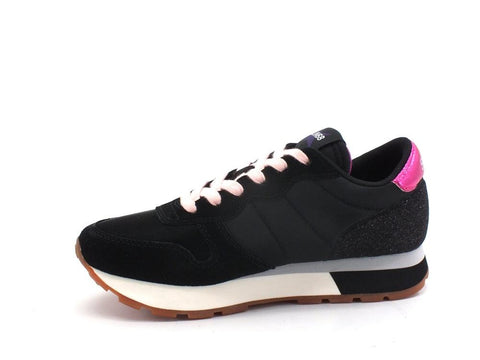 SUN68 Stargirl Glitter Running Sneaker Nero Z41207 - Sandrini Calzature e Abbigliamento