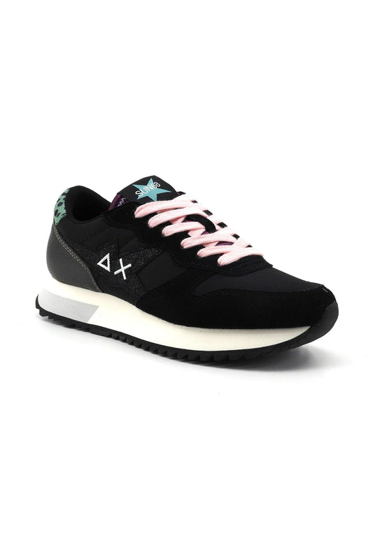 SUN68 Stargirl Glitter Sneaker Donna Nero Z43210 - Sandrini Calzature e Abbigliamento
