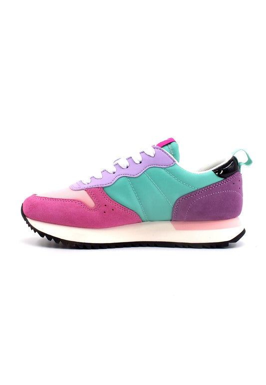 SUN68 Stargirl Multicolor Sneaker Donna Rosa Ciclamino Z33215 - Sandrini Calzature e Abbigliamento