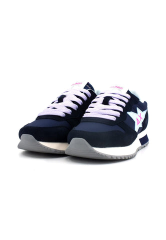 SUN68 Stargirl Solid Sneaker Donna Navy Blue Z33210 - Sandrini Calzature e Abbigliamento