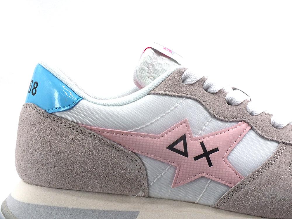 SUN68 Stargirl Solid Sneaker Running Bianco Z32210 - Sandrini Calzature e Abbigliamento