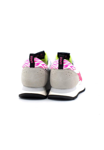 SUN68 Stargirl Trasparent Sneaker Donna Bianco Fuxia Z33213 - Sandrini Calzature e Abbigliamento