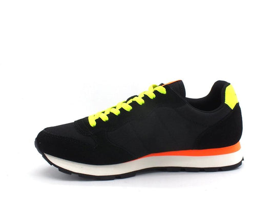 SUN68 Tom Fluo Nylon Sneaker Running Nero Z41102 - Sandrini Calzature e Abbigliamento