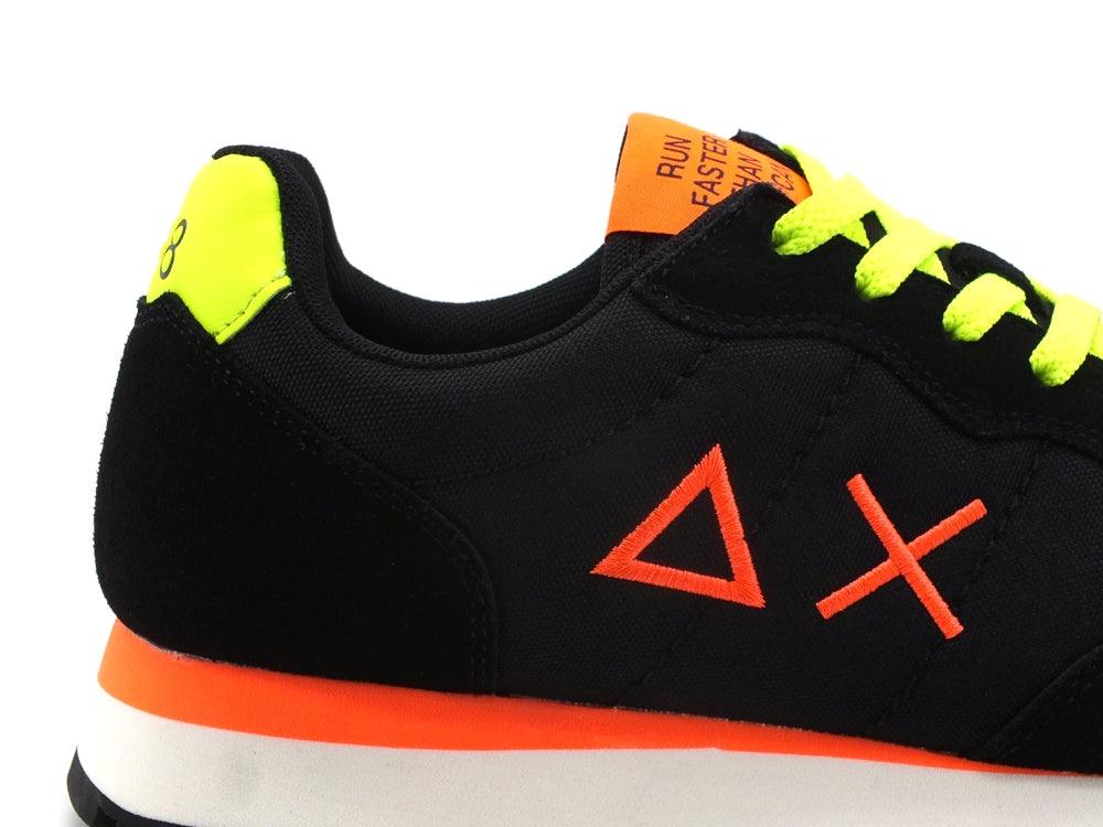 SUN68 Tom Fluo Nylon Sneaker Running Nero Z41102 - Sandrini Calzature e Abbigliamento