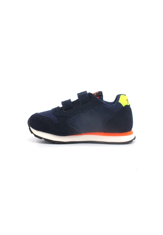 SUN68 Tom Fluo Sneaker Bambino Navy Blue Z33302B - Sandrini Calzature e Abbigliamento