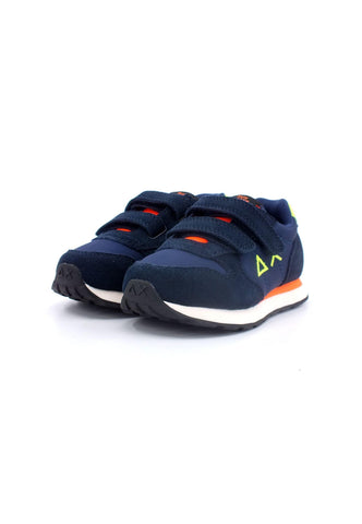 SUN68 Tom Fluo Sneaker Bambino Navy Blue Z33302B - Sandrini Calzature e Abbigliamento
