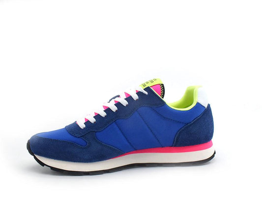 SUN68 Tom Fluo Sneaker Running Blu Royal Z32102 - Sandrini Calzature e Abbigliamento
