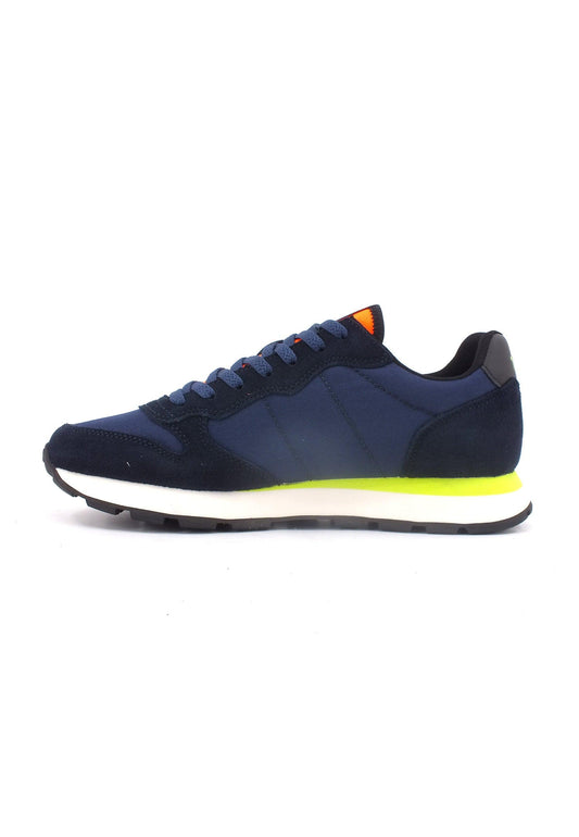 SUN68 Tom Fluo Sneaker Uomo Navy Blue Z43102 - Sandrini Calzature e Abbigliamento