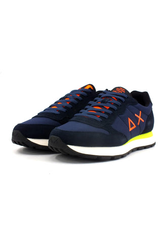 SUN68 Tom Fluo Sneaker Uomo Navy Blue Z43102 - Sandrini Calzature e Abbigliamento