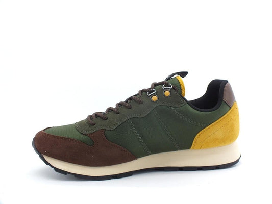 SUN68 Tom Goes Camping Sneaker Trekking Militare Scuro Marrone Z41108 - Sandrini Calzature e Abbigliamento