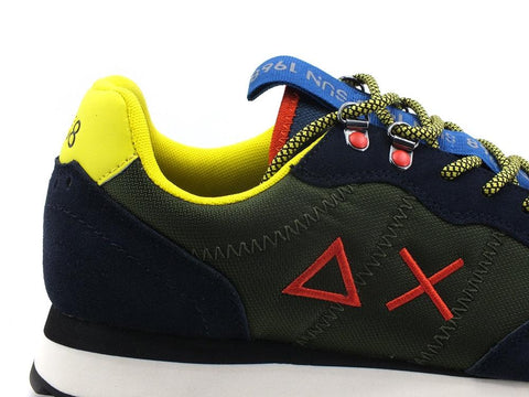 SUN68 Tom Goes Camping Sneaker Trekking Military Navy Blue Z41108 - Sandrini Calzature e Abbigliamento