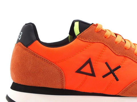 SUN68 Tom Solid Nylon Sneaker Arancio Fluo Z32101 - Sandrini Calzature e Abbigliamento