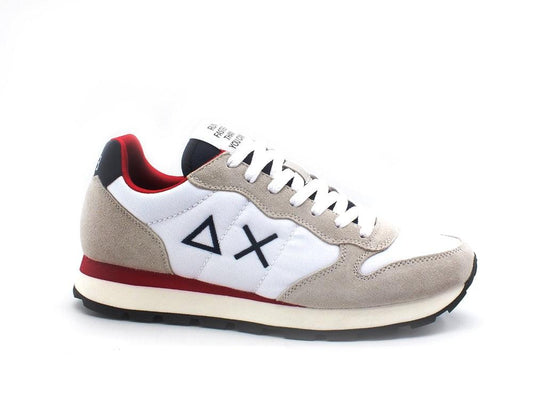 SUN68 Tom Solid Nylon Sneaker Running Bianco Z41101 - Sandrini Calzature e Abbigliamento