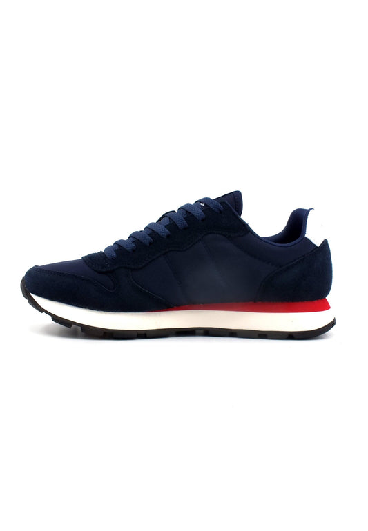 SUN68 Tom Solid Nylon Sneaker Uomo Navy Blue Z33101 - Sandrini Calzature e Abbigliamento