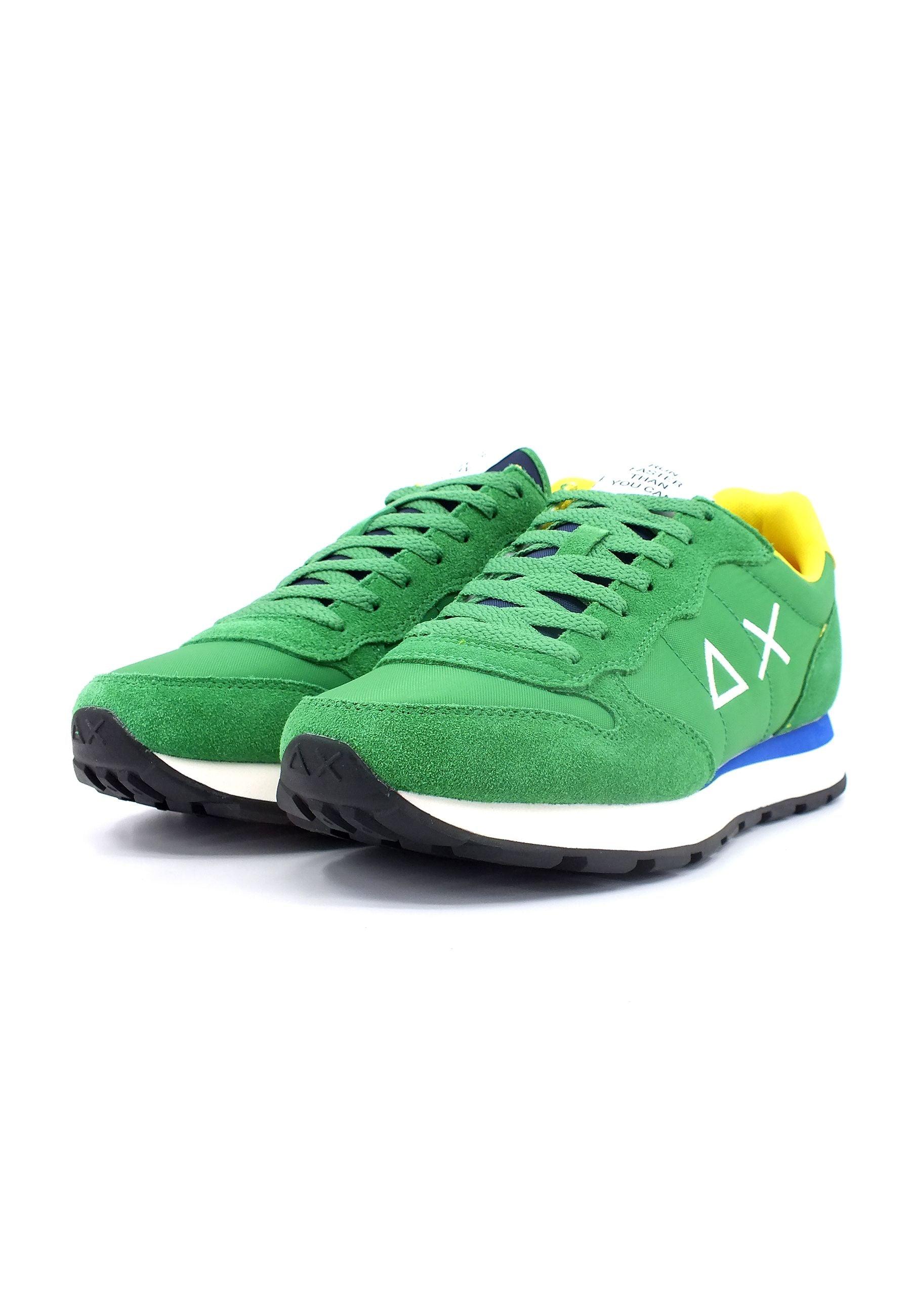 SUN68 Tom Solid Nylon Sneaker Uomo Verde Prato Z33101 - Sandrini Calzature e Abbigliamento