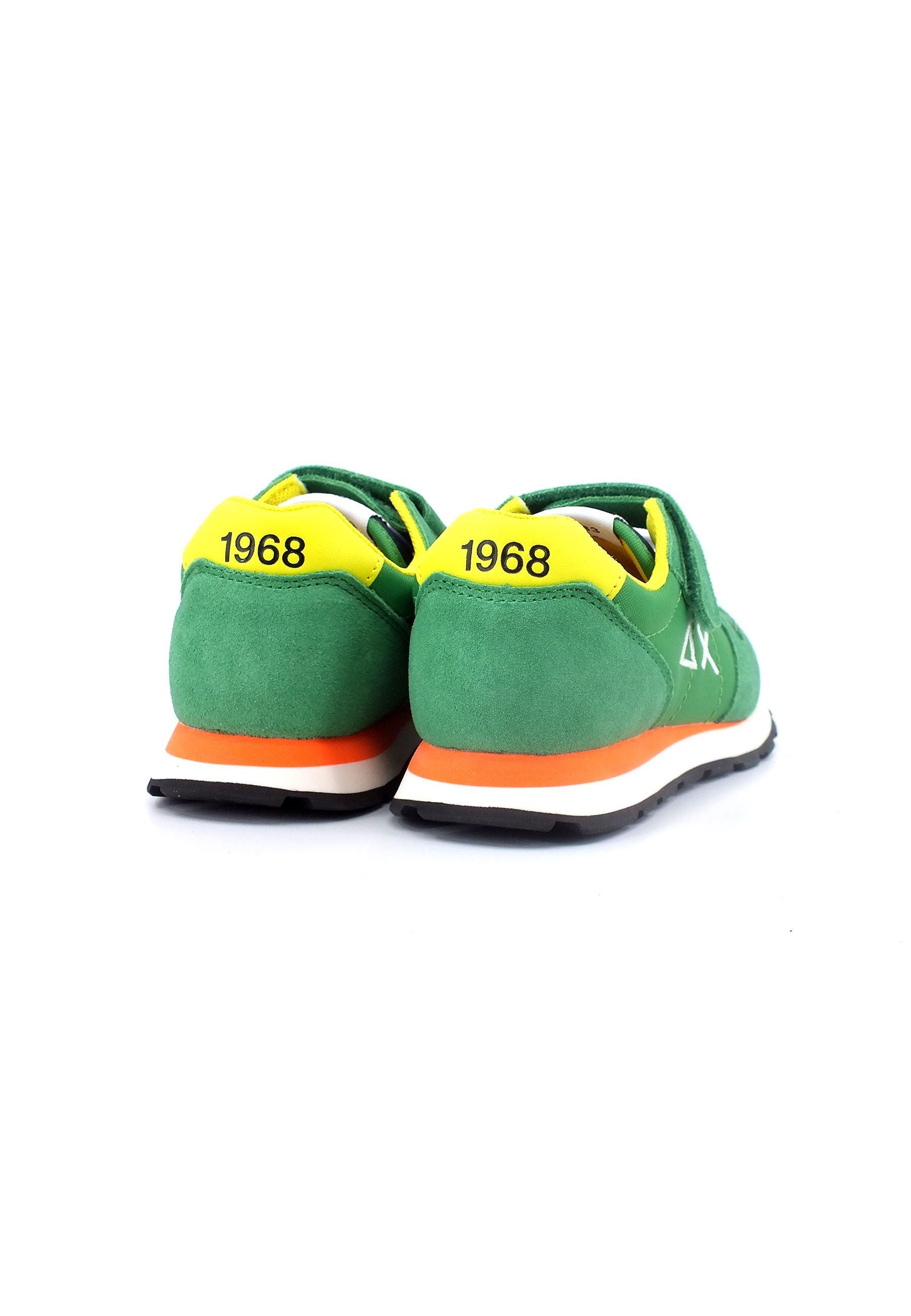 SUN68 Tom Solid Sneaker Bambino Verde Prato Z33301K - Sandrini Calzature e Abbigliamento