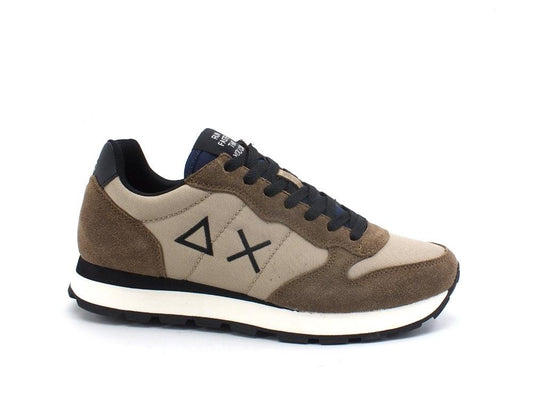 SUN68 Tom Solid Sneaker Running Beige Scuro Z41101 - Sandrini Calzature e Abbigliamento