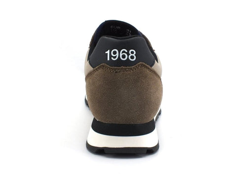 SUN68 Tom Solid Sneaker Running Beige Scuro Z41101 - Sandrini Calzature e Abbigliamento