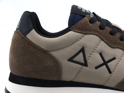 SUN68 Tom Solid Sneaker Running Beige Scuro Z41101 - Sandrini Calzature e Abbigliamento