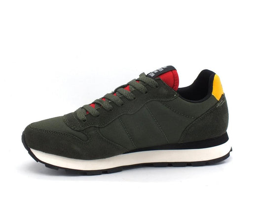 SUN68 Tom Solid Sneaker Running Militare Scuro Z41101 - Sandrini Calzature e Abbigliamento