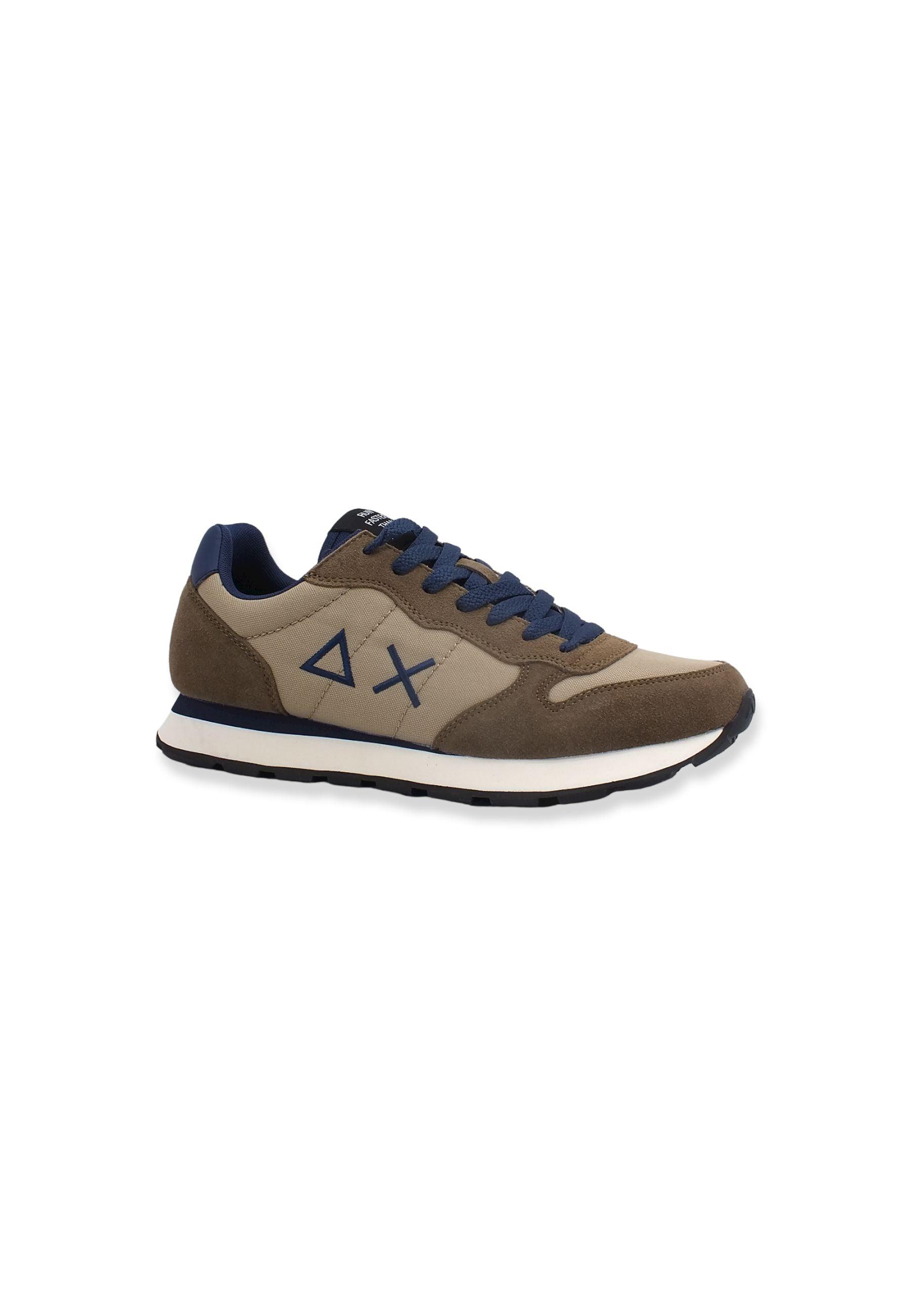 SUN68 Tom Solid Sneaker Uomo Beige Scuro Z42101 - Sandrini Calzature e Abbigliamento
