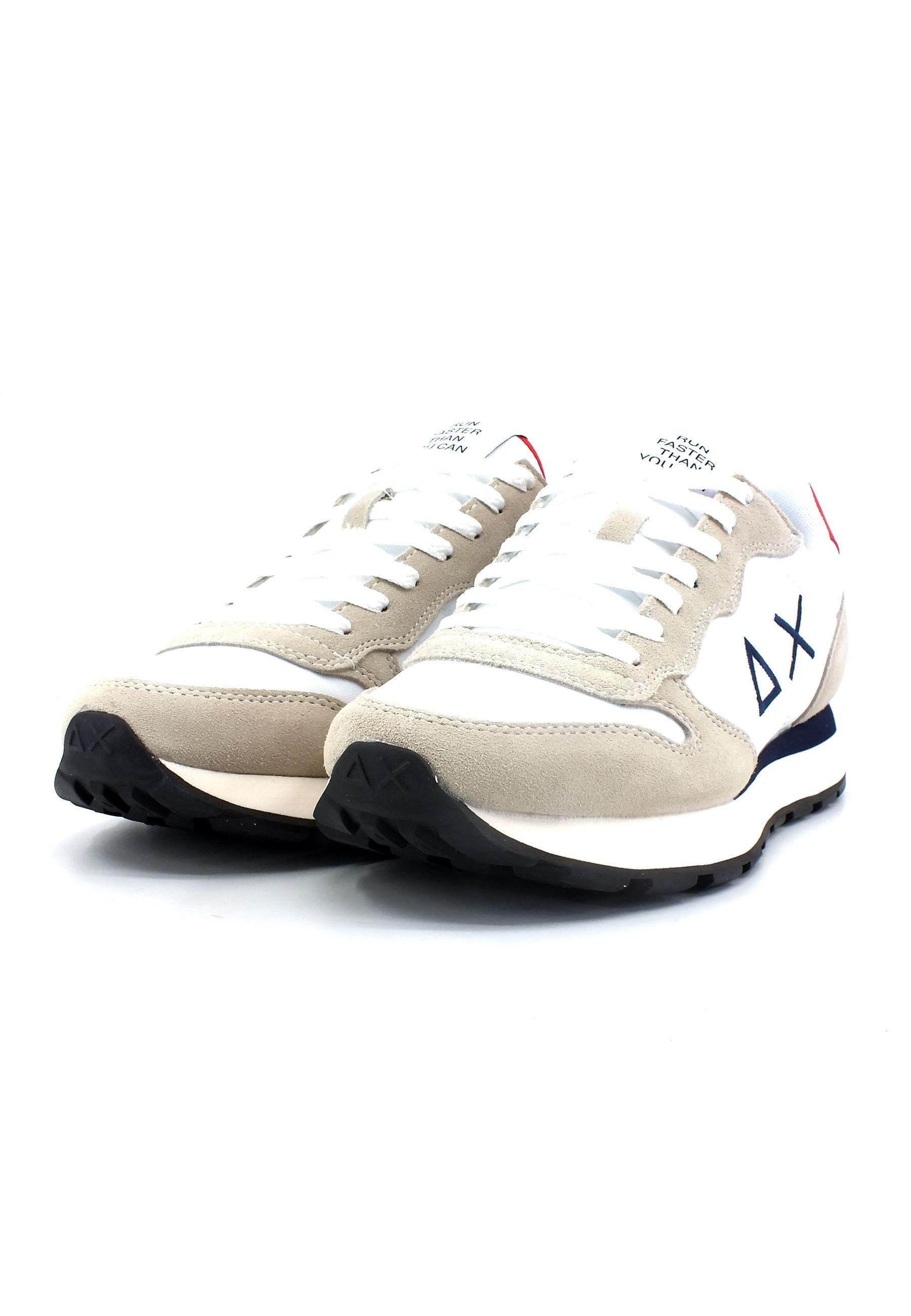 SUN68 Tom Solid Sneaker Uomo Bianco Z33101 - Sandrini Calzature e Abbigliamento