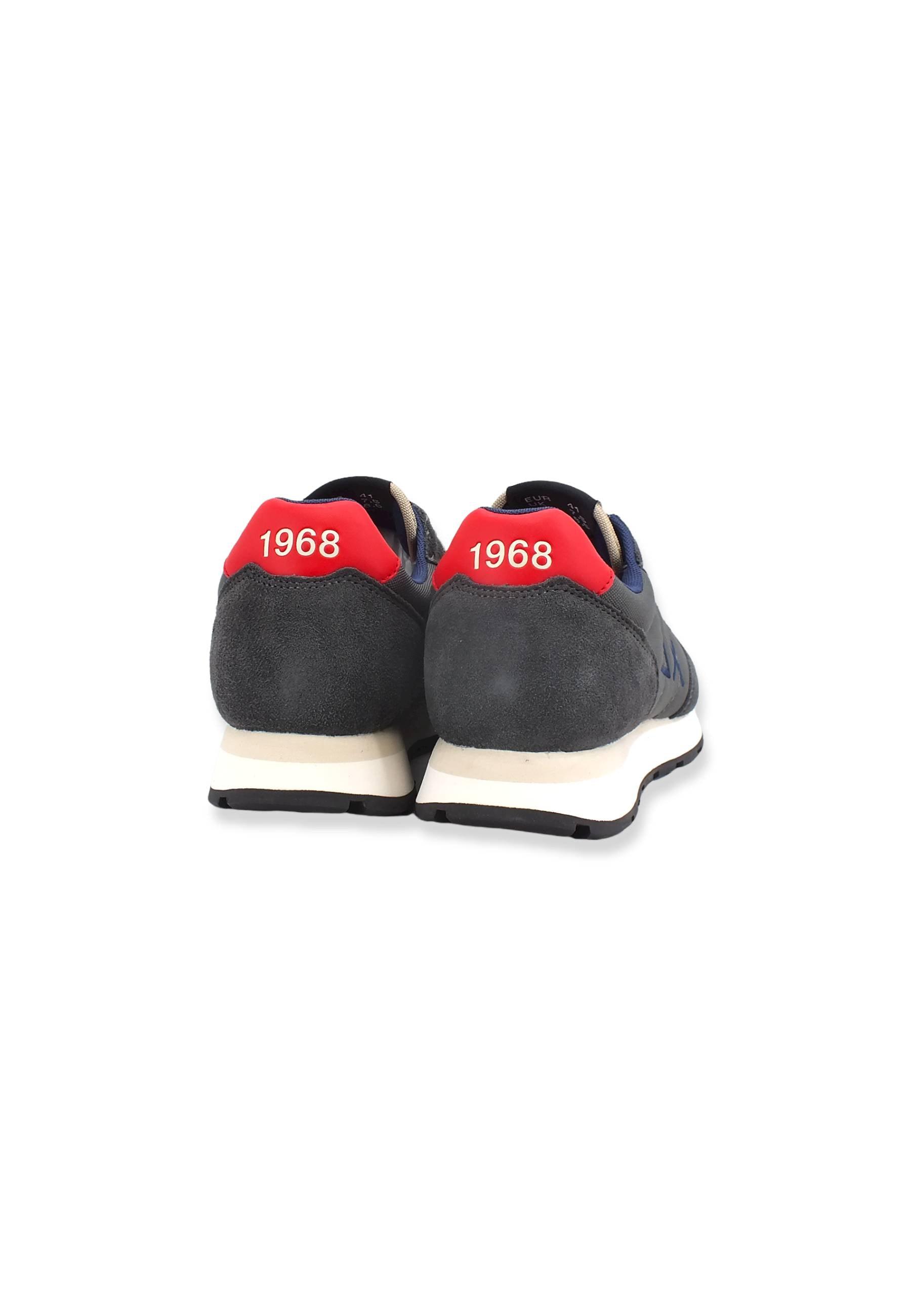 SUN68 Tom Solid Sneaker Uomo Grigio Scuro Z42101 - Sandrini Calzature e Abbigliamento