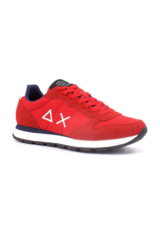SUN68 Tom Solid Sneaker Uomo Rosso Z43101 - Sandrini Calzature e Abbigliamento