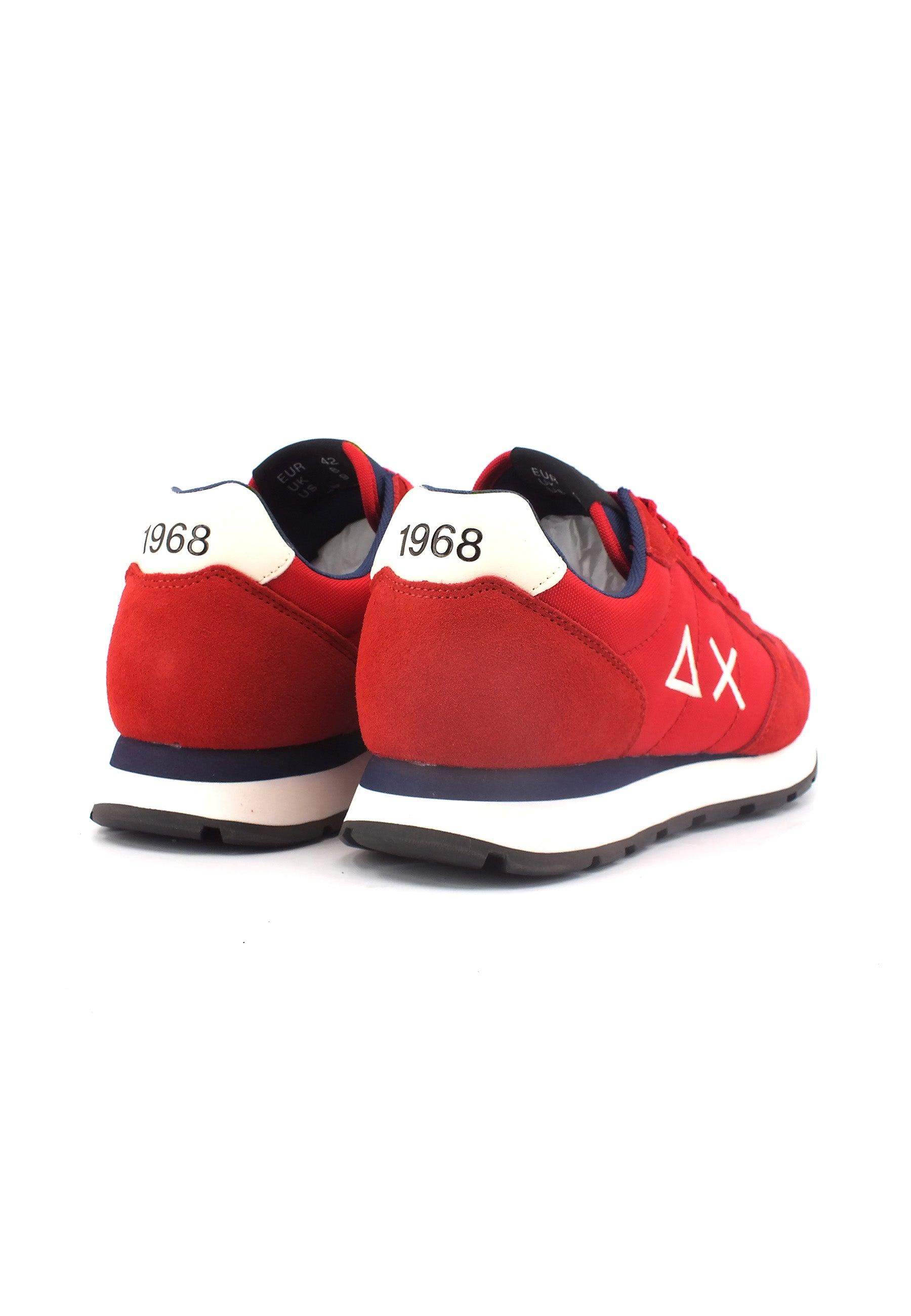 SUN68 Tom Solid Sneaker Uomo Rosso Z43101 - Sandrini Calzature e Abbigliamento