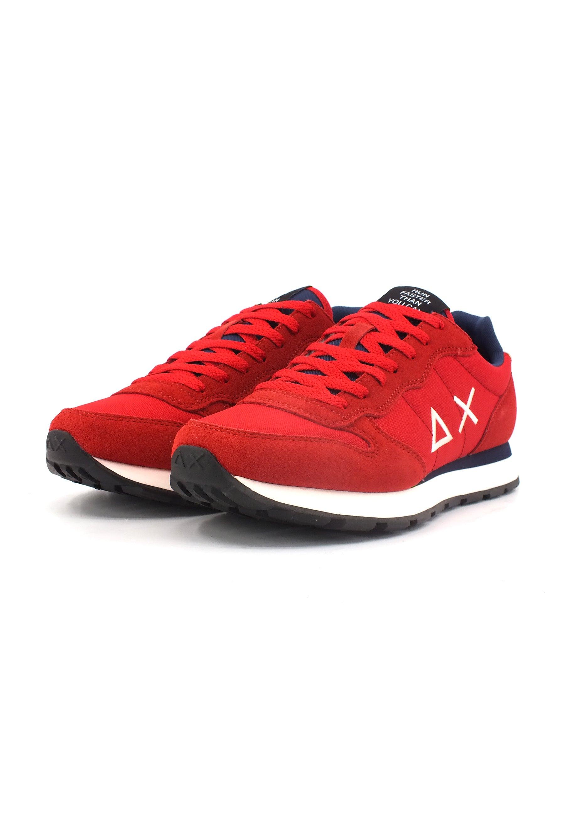 SUN68 Tom Solid Sneaker Uomo Rosso Z43101 - Sandrini Calzature e Abbigliamento