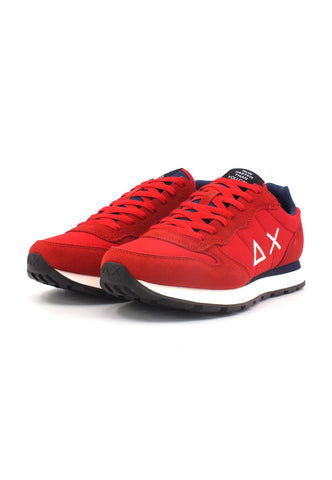 SUN68 Tom Solid Sneaker Uomo Rosso Z43101 - Sandrini Calzature e Abbigliamento